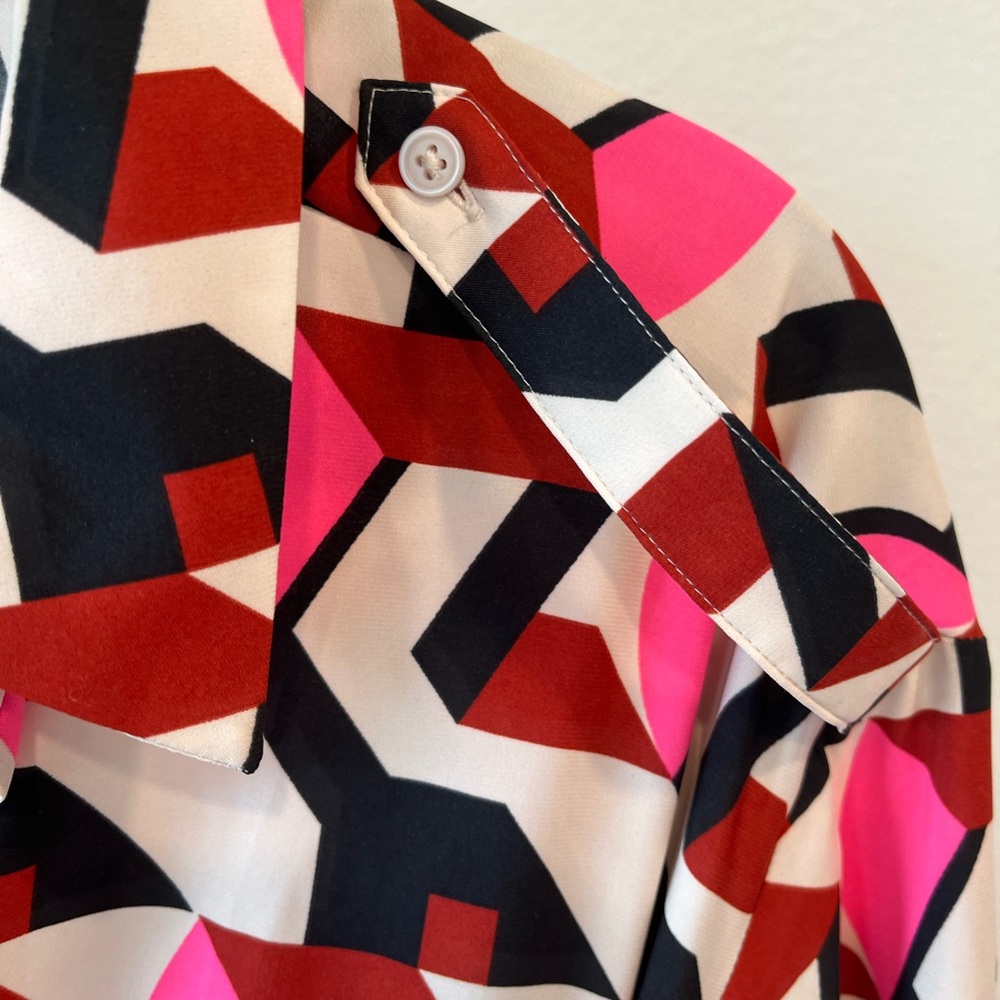 Express Multicolor Geometric Dress - Picture 6 of 9